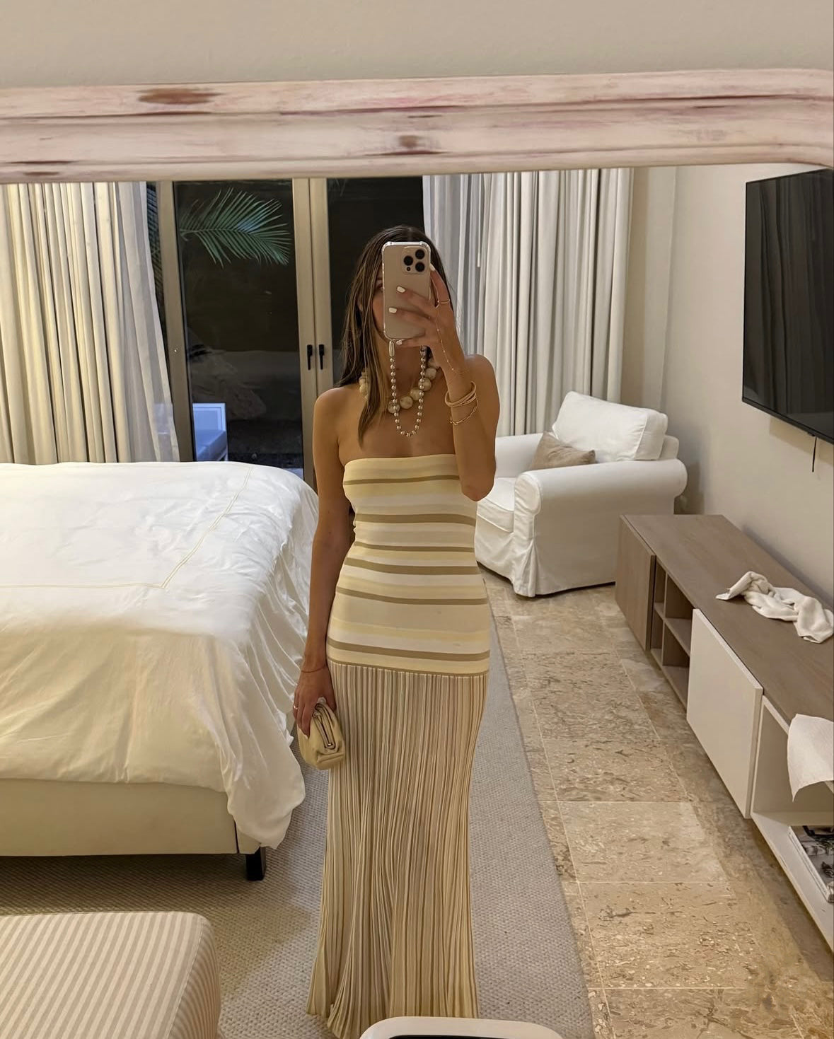 Faithfull the Brand Citara Strapless Dress