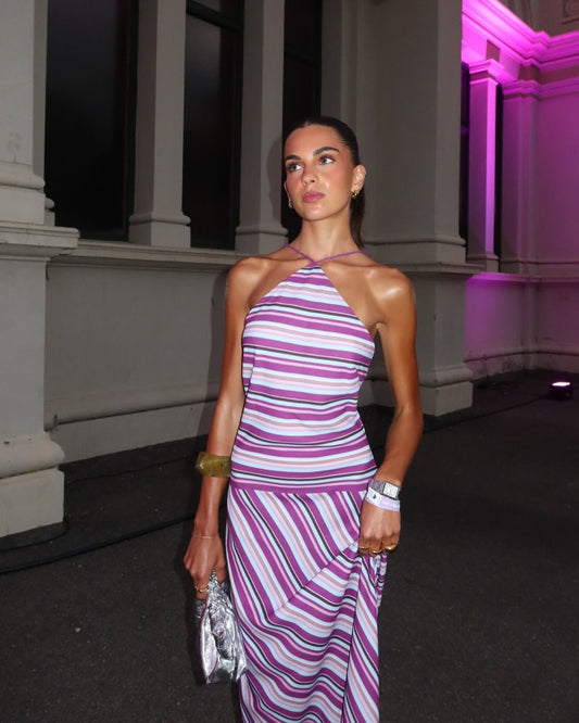 With Harper Lu Halter Maxi