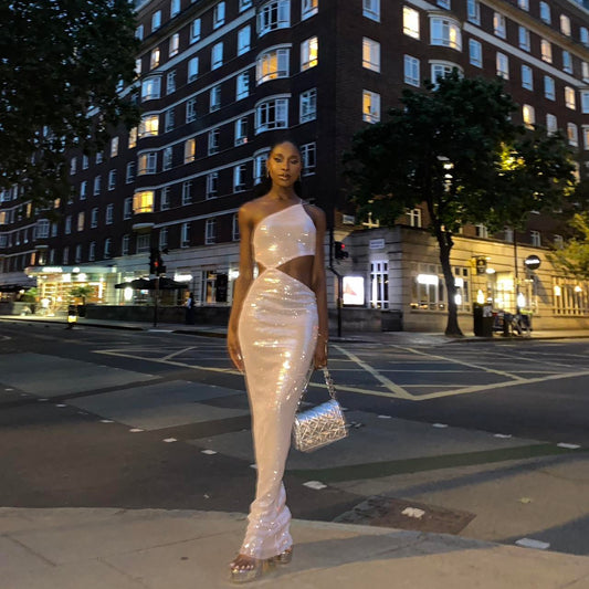 Ex-Hire: Isabel Sequin Maxi Dress
