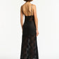 SIR the Label Rayure Tri Maxi Dress